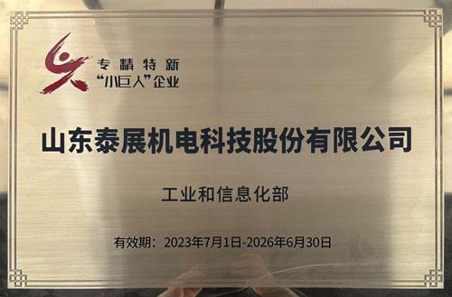 專精特新“小巨人”企業(yè)